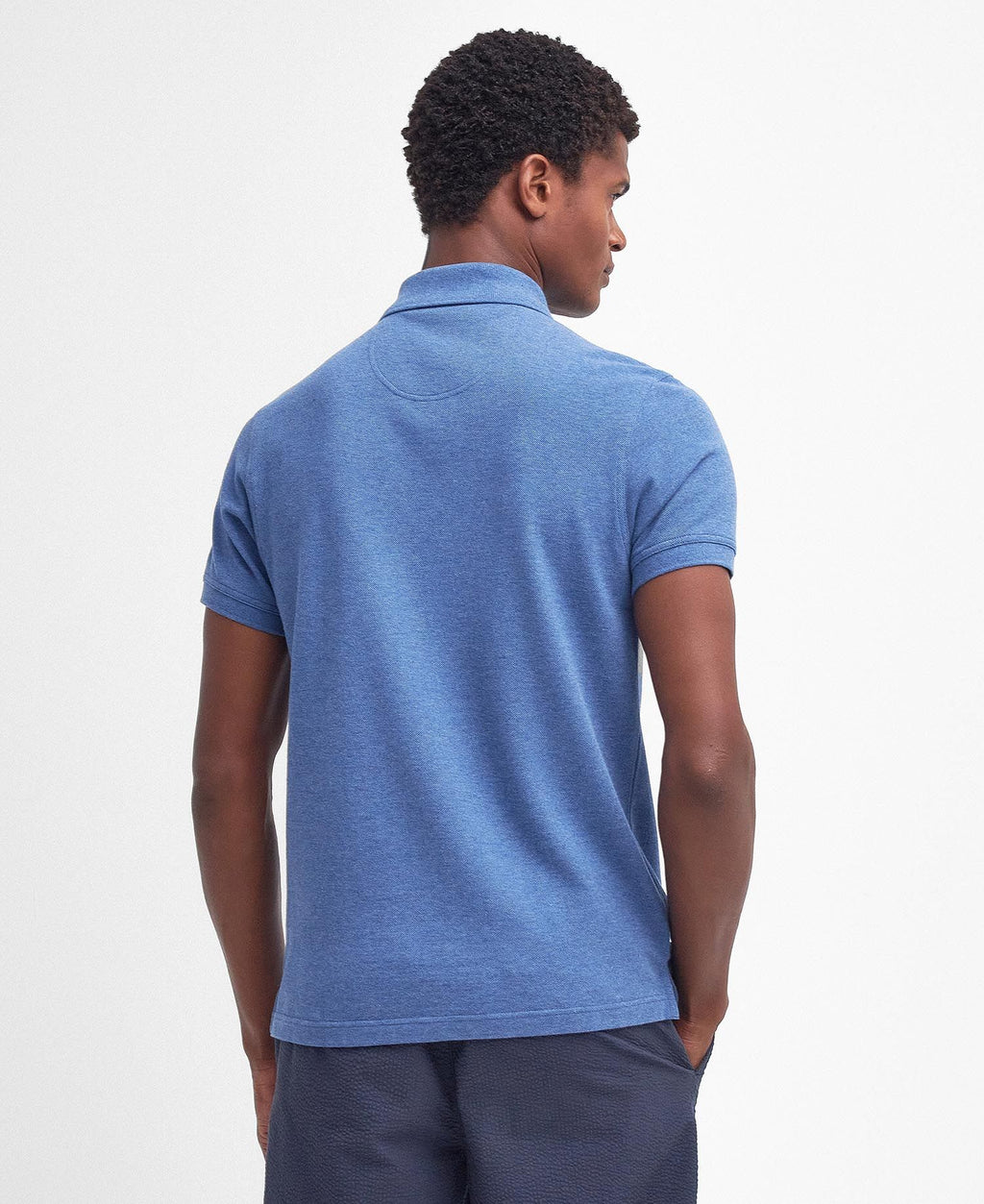 Polo's korte mouw blauw Barbour