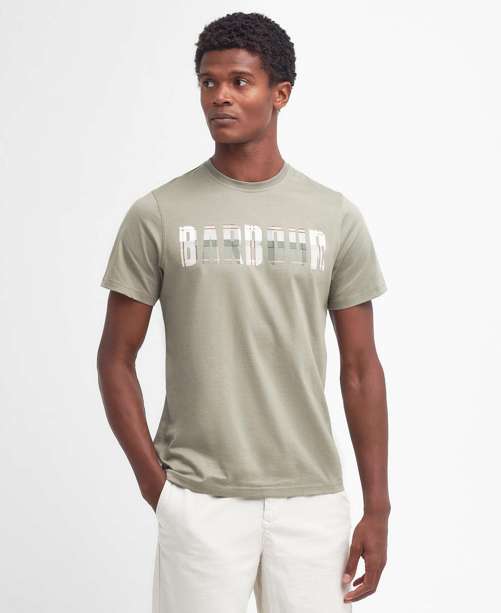T-shirts korte mouw groen Barbour