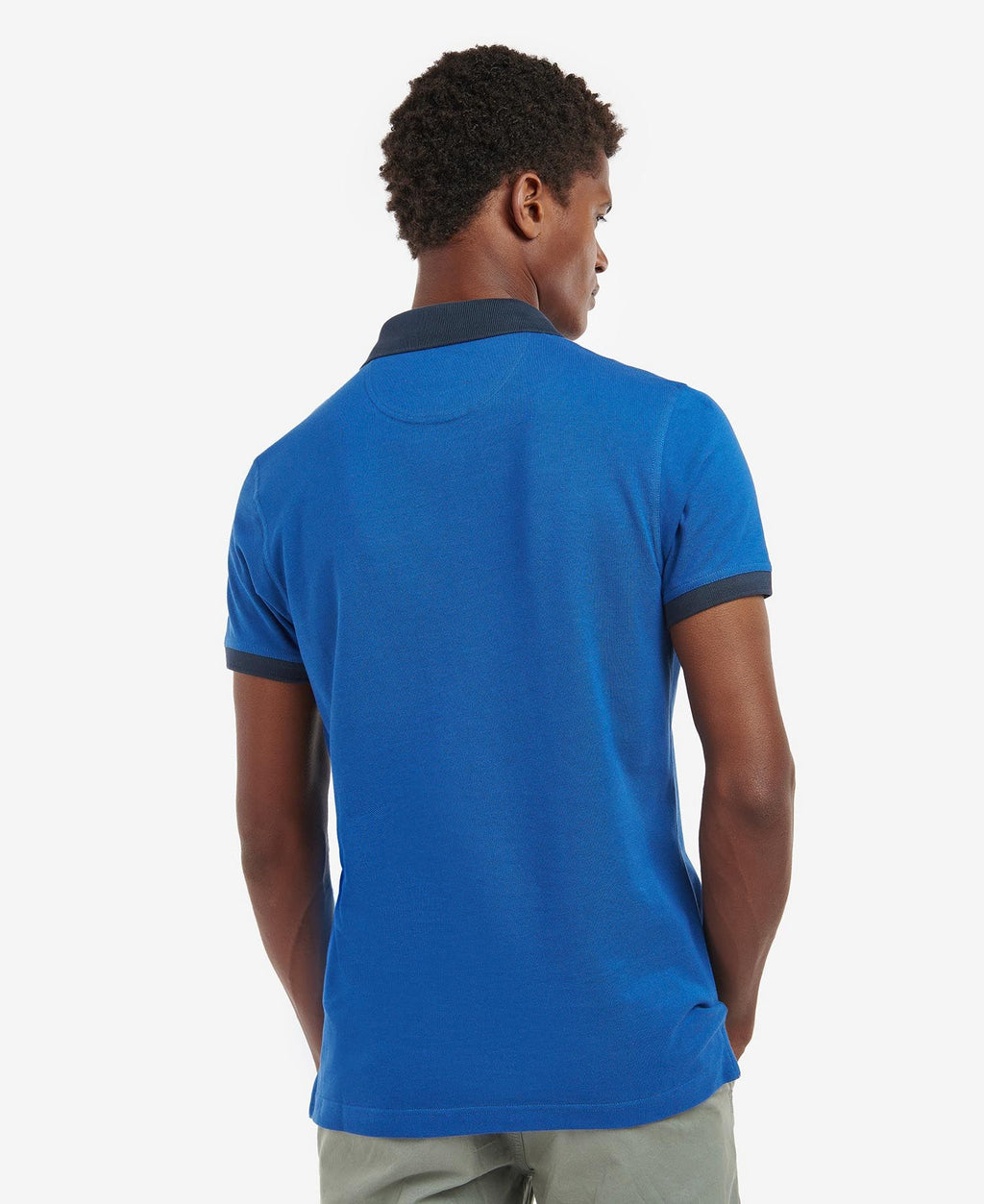 Polo's korte mouw blauw Barbour