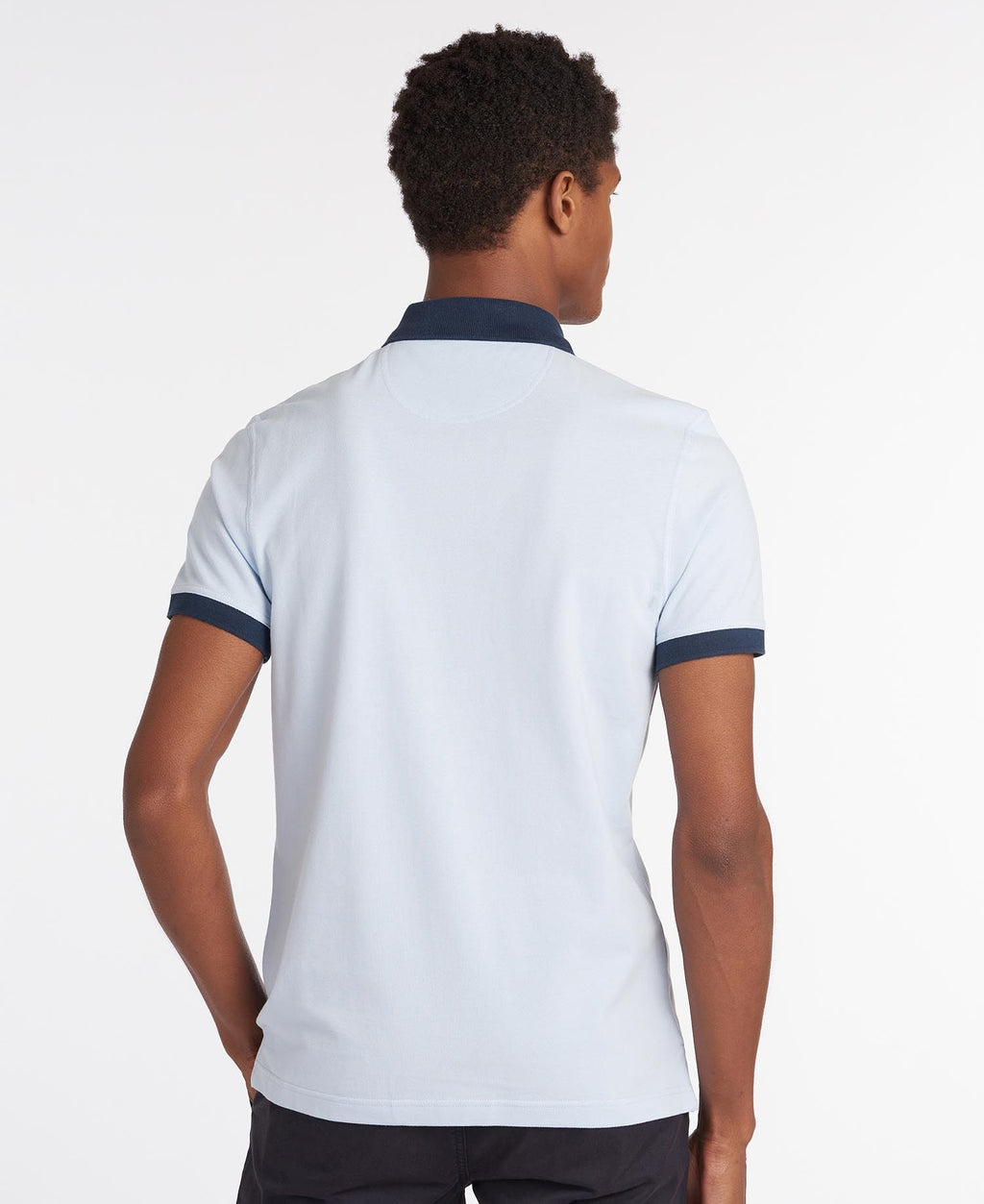 Polo's korte mouw blauw Barbour