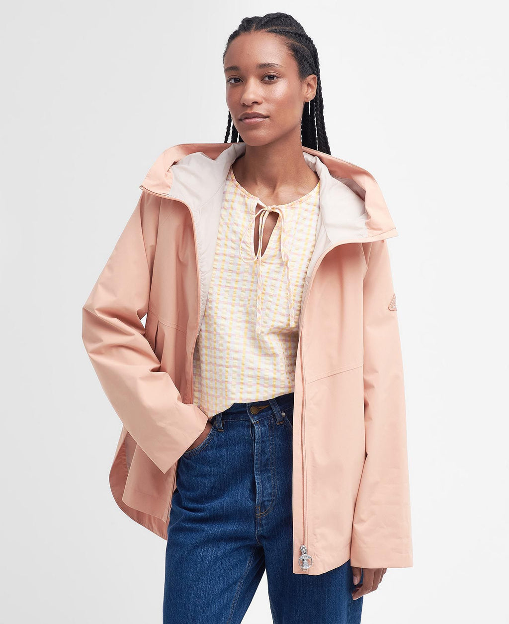 Jassen roze Barbour