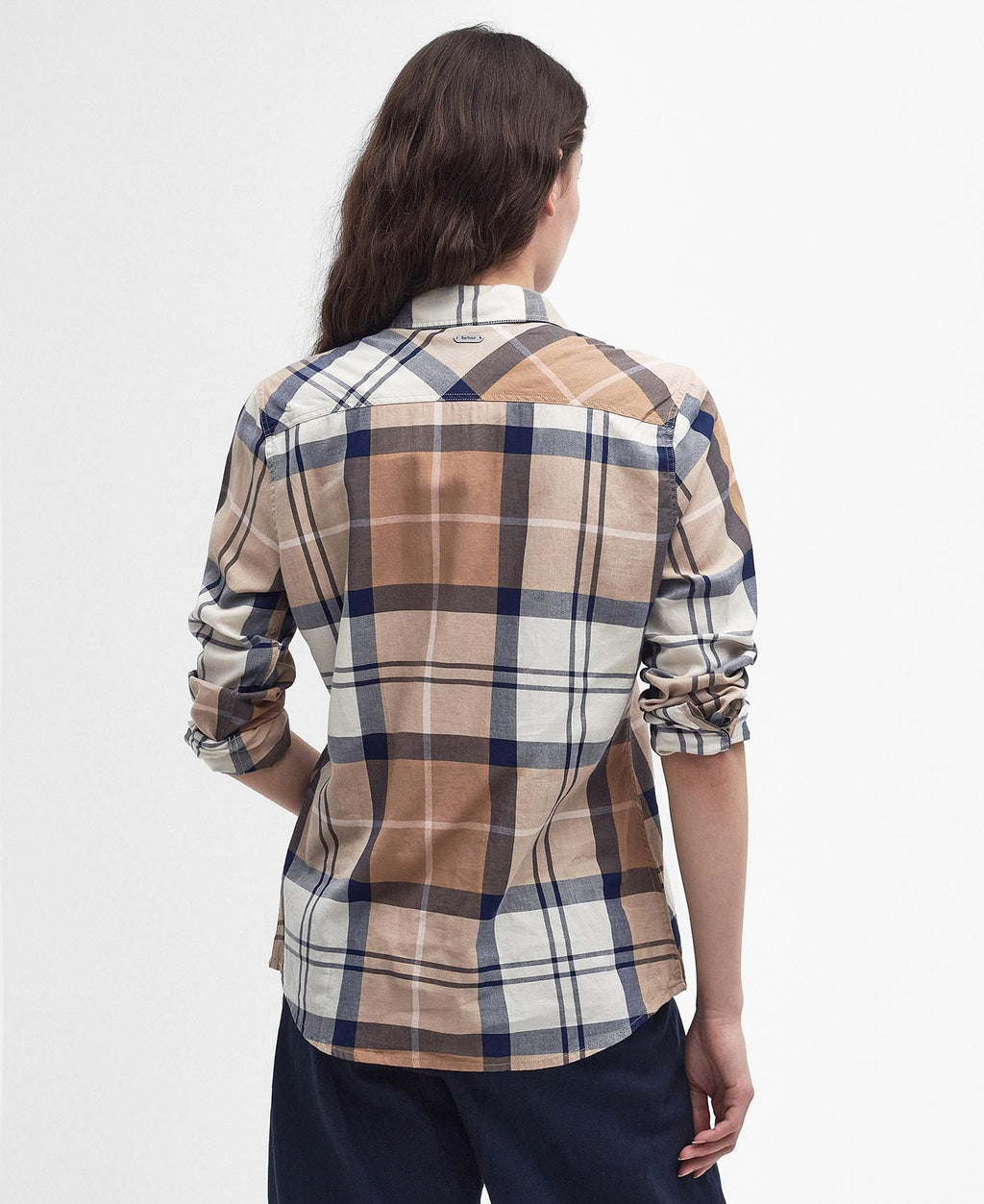 Blouses lange mouw beige Barbour