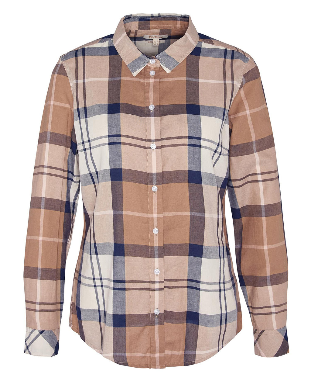 Blouses lange mouw beige Barbour