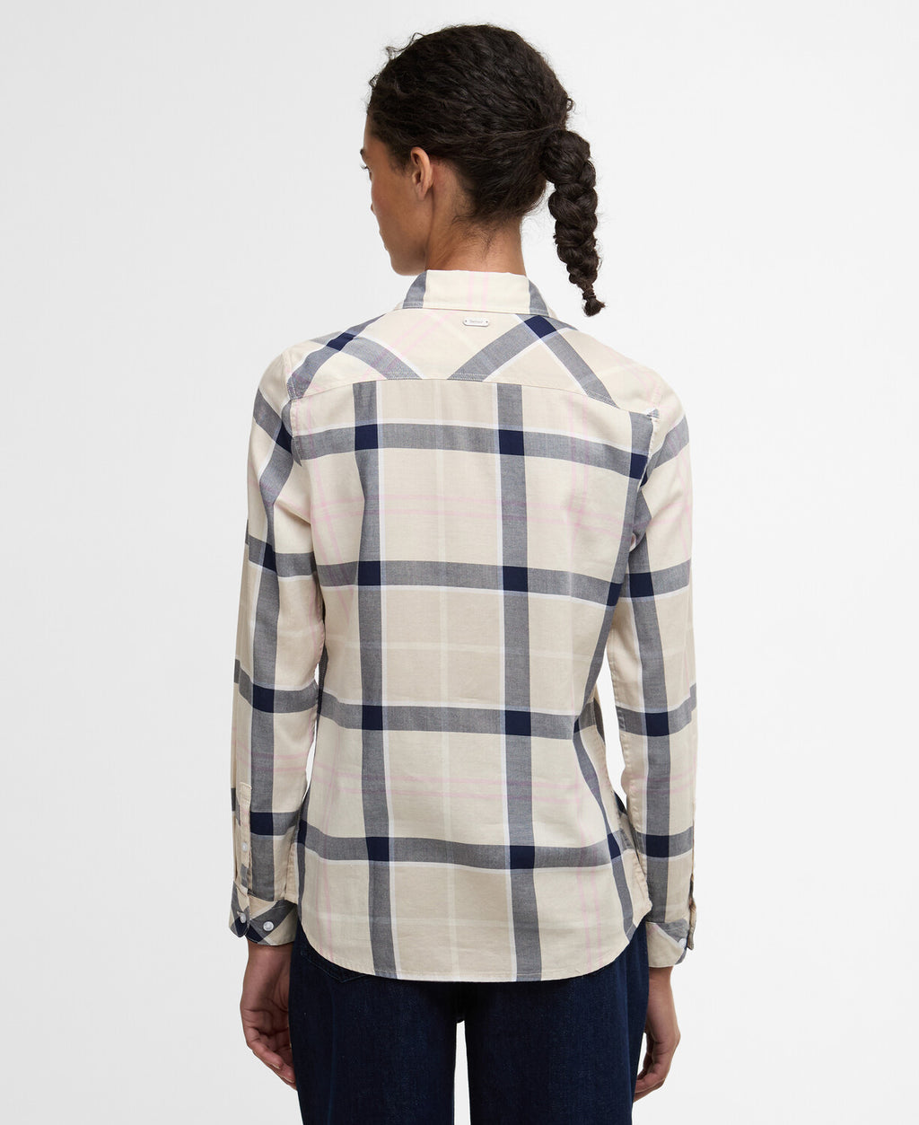 Blouses lange mouw roze Barbour