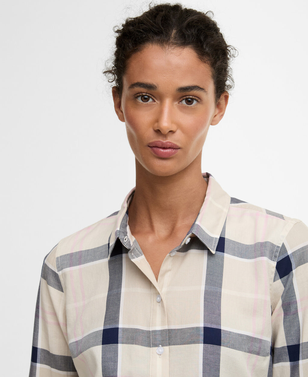 Blouses lange mouw roze Barbour
