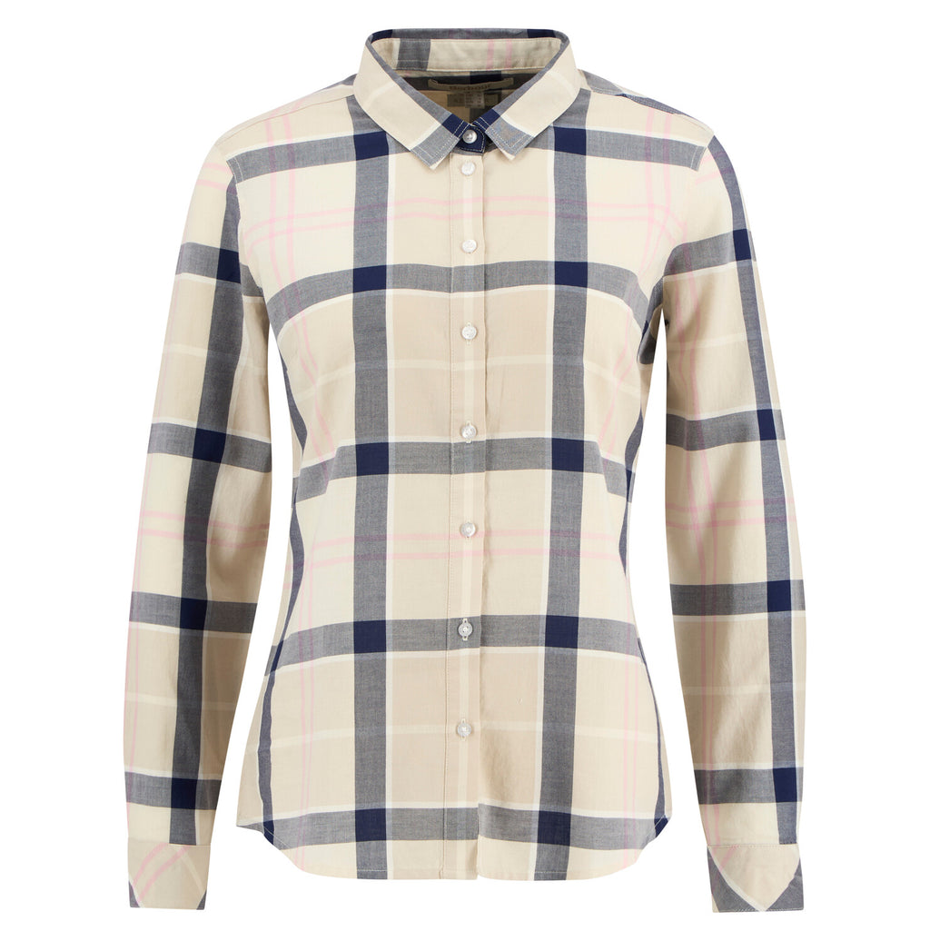 Blouses lange mouw roze Barbour