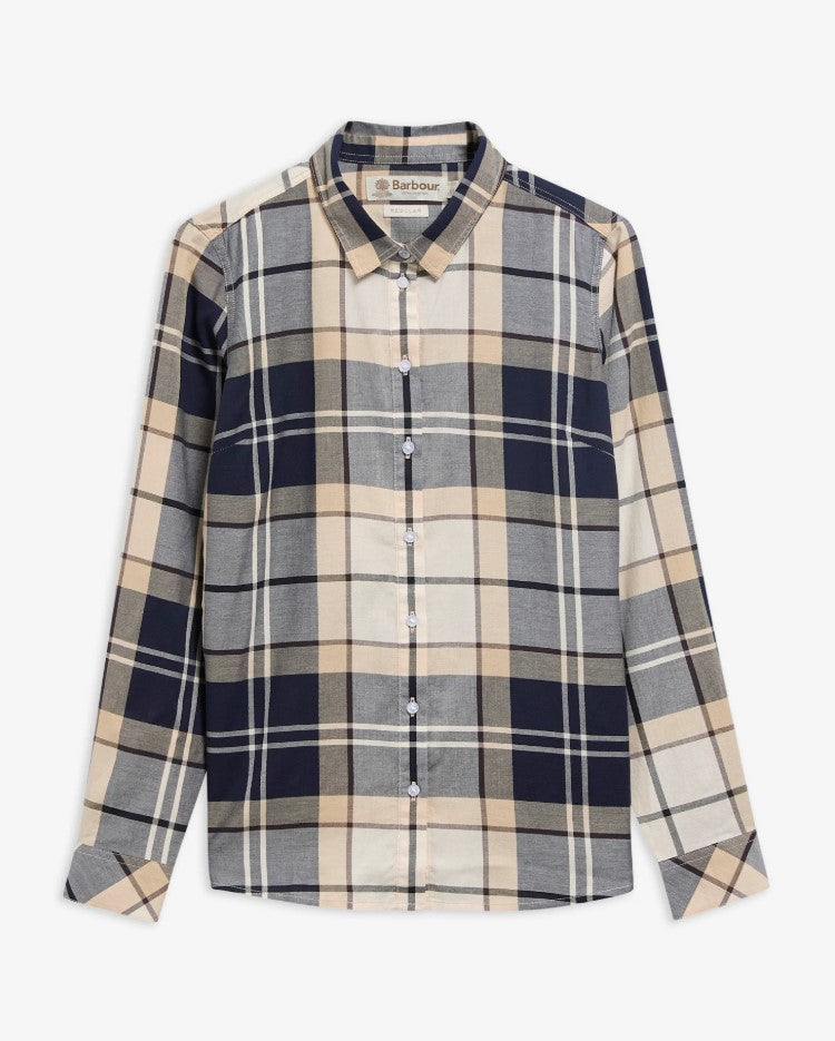 Blouses lange mouw beige Barbour