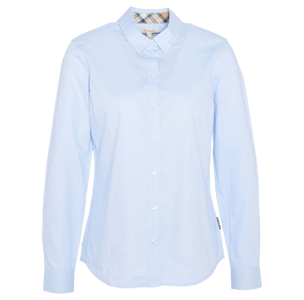 Blouses lange mouw blauw Barbour