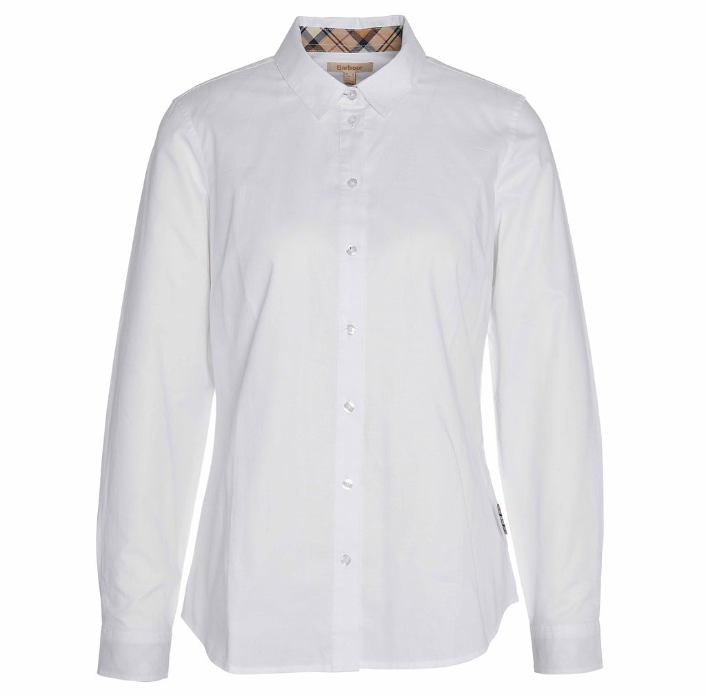 Blouses lange mouw wit Barbour