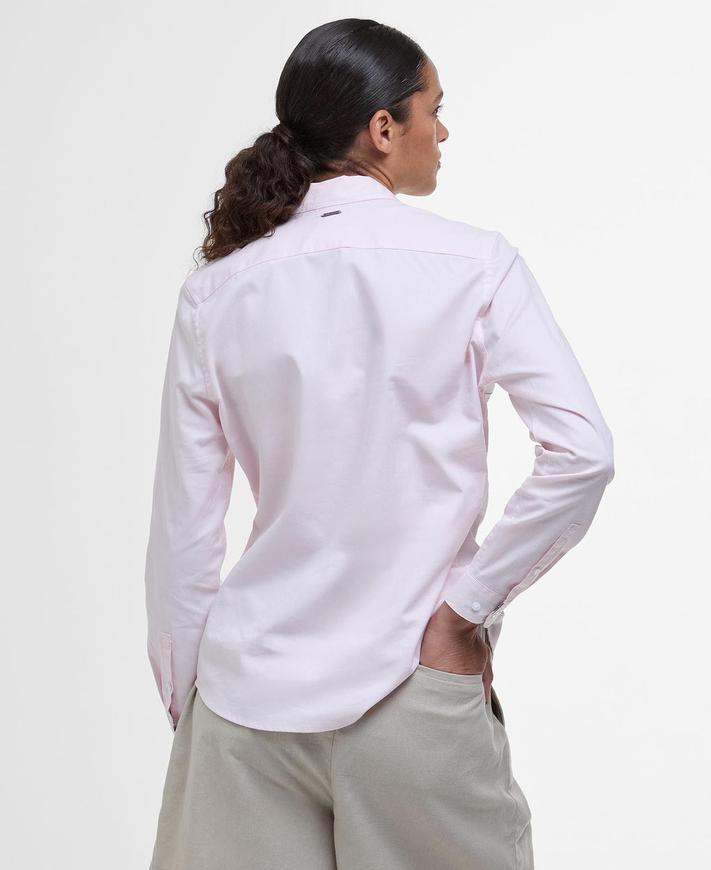 Blouses lange mouw roze Barbour