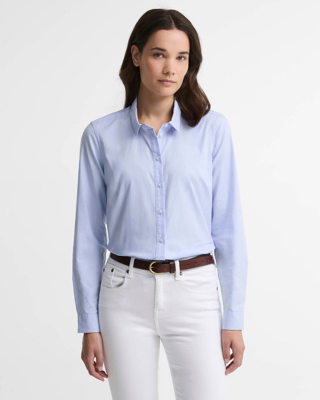 Blouses lange mouw blauw Barbour