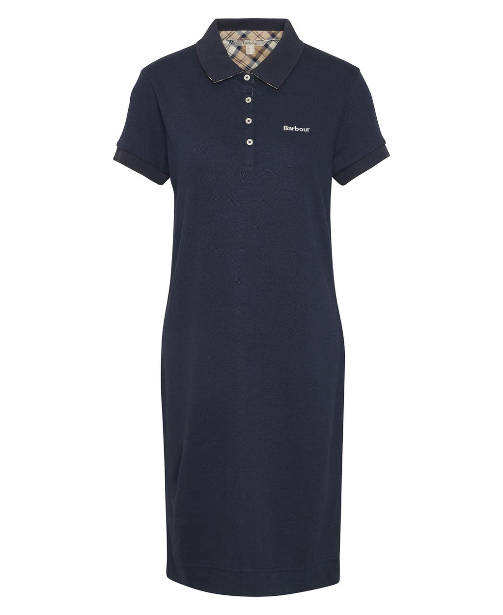 Jurken korte mouw navy Barbour