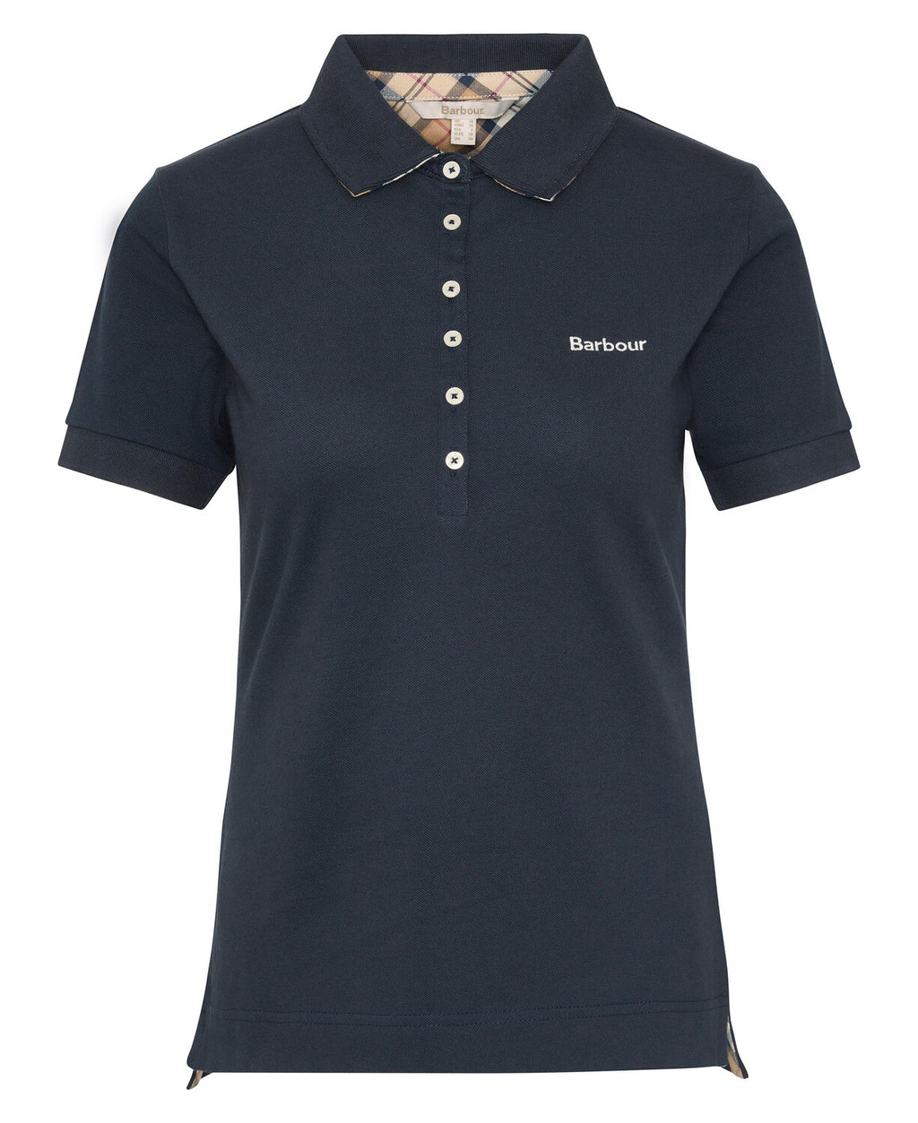 Polo's korte mouw navy Barbour