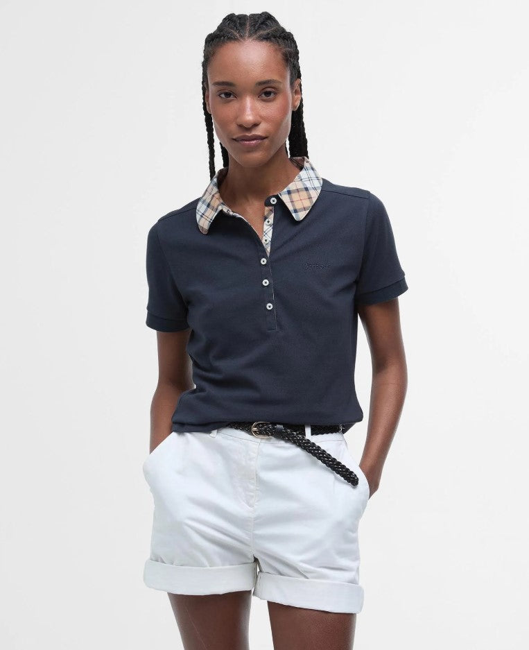 T-shirts lange mouw navy Barbour
