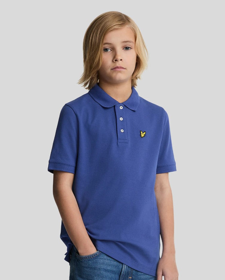 Polo's korte mouw blauw Lyle & Scott