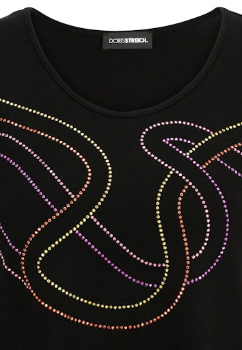 T-shirts korte mouw zwart Doris Streich