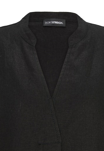 Jurken lange mouw zwart Doris Streich