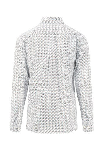 Hemden lange mouw blauw Fynch-Hatton