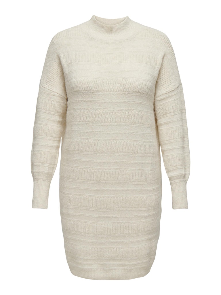 Jurken lange mouw beige ONLY Carmakoma