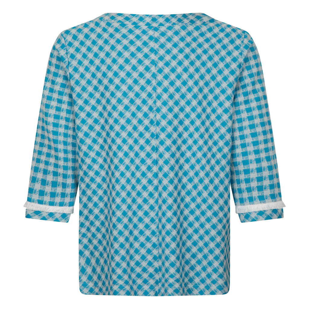 Blouses lange mouw blauw Verpass