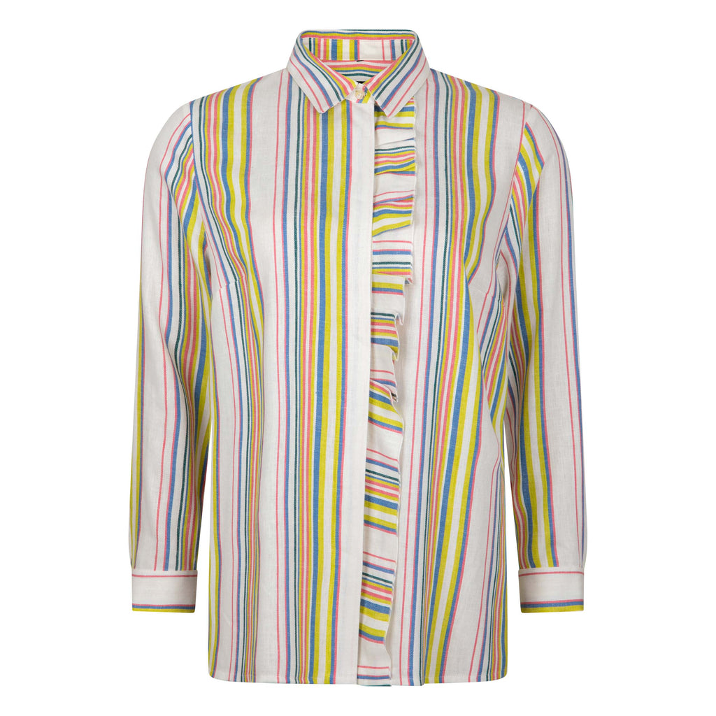 Blouses lange mouw beige Verpass