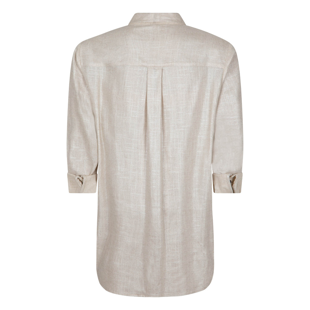 Blouses lange mouw beige Verpass