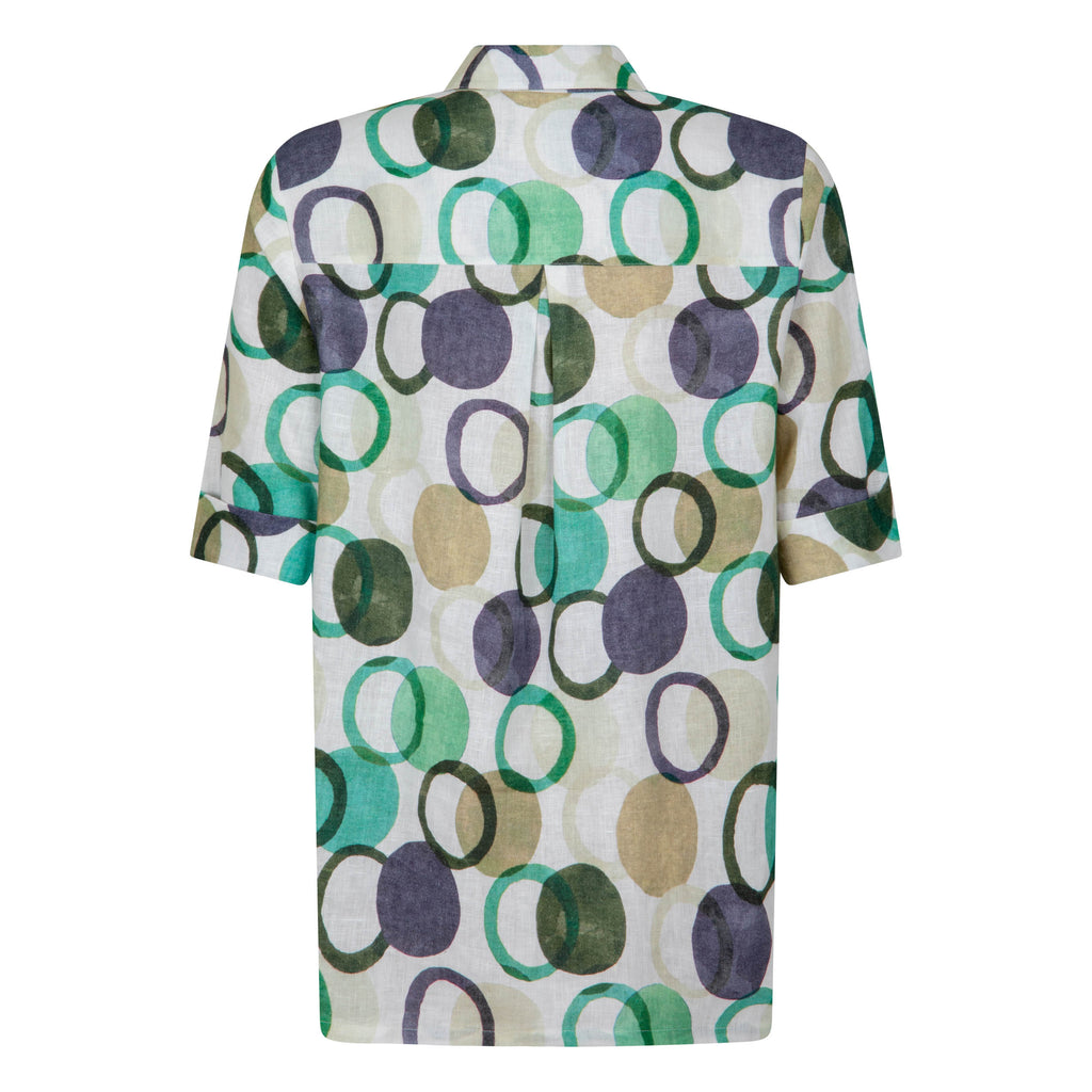 Blouses korte mouw groen Verpass