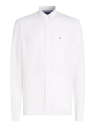 Hemden lange mouw wit Tommy Hilfiger