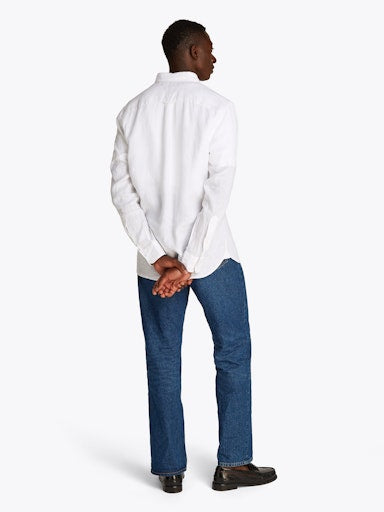 Hemden lange mouw wit Tommy Hilfiger