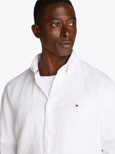 Hemden lange mouw wit Tommy Hilfiger