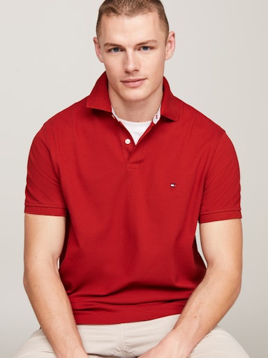 Polo's korte mouw rood Tommy Hilfiger