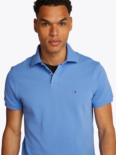 Polo's korte mouw blauw Tommy Hilfiger