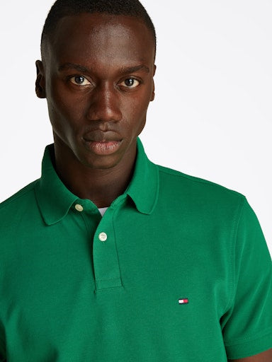 Polo's korte mouw groen Tommy Hilfiger