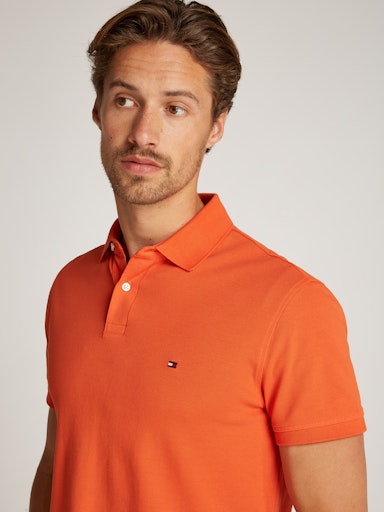 Polo's korte mouw oranje Tommy Hilfiger