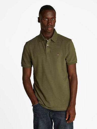 Polo's korte mouw groen Tommy Hilfiger