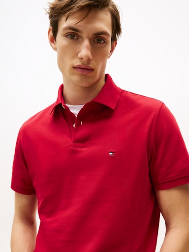 Polo's korte mouw rood Tommy Hilfiger