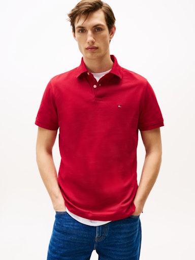 Polo's korte mouw rood Tommy Hilfiger