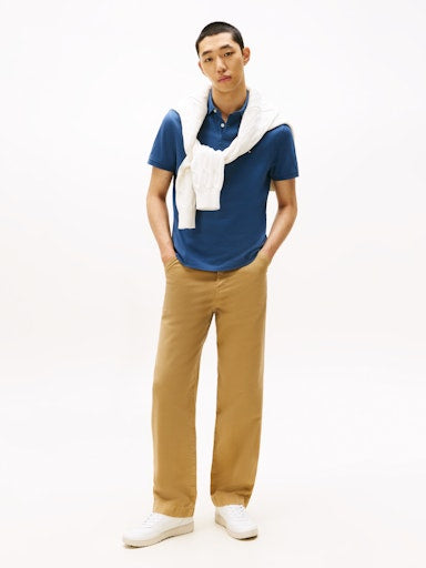 Polo's korte mouw blauw Tommy Hilfiger