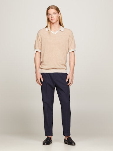 Polo's korte mouw beige Tommy Hilfiger