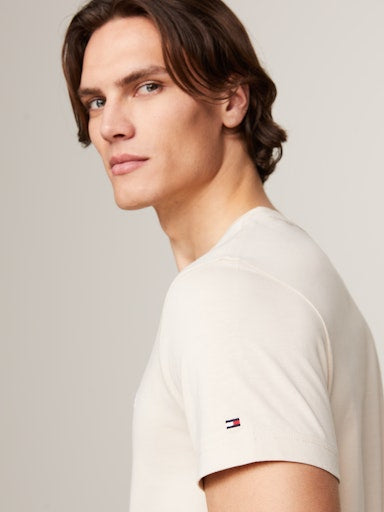 T-shirts korte mouw beige Tommy Hilfiger