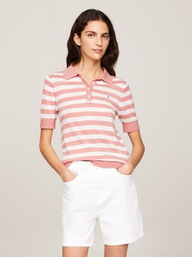 Polo's korte mouw roze Tommy Hilfiger