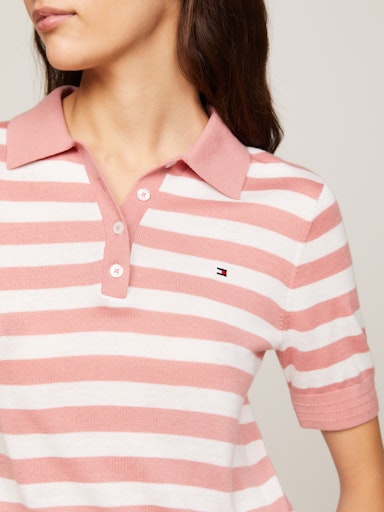 Polo's korte mouw roze Tommy Hilfiger