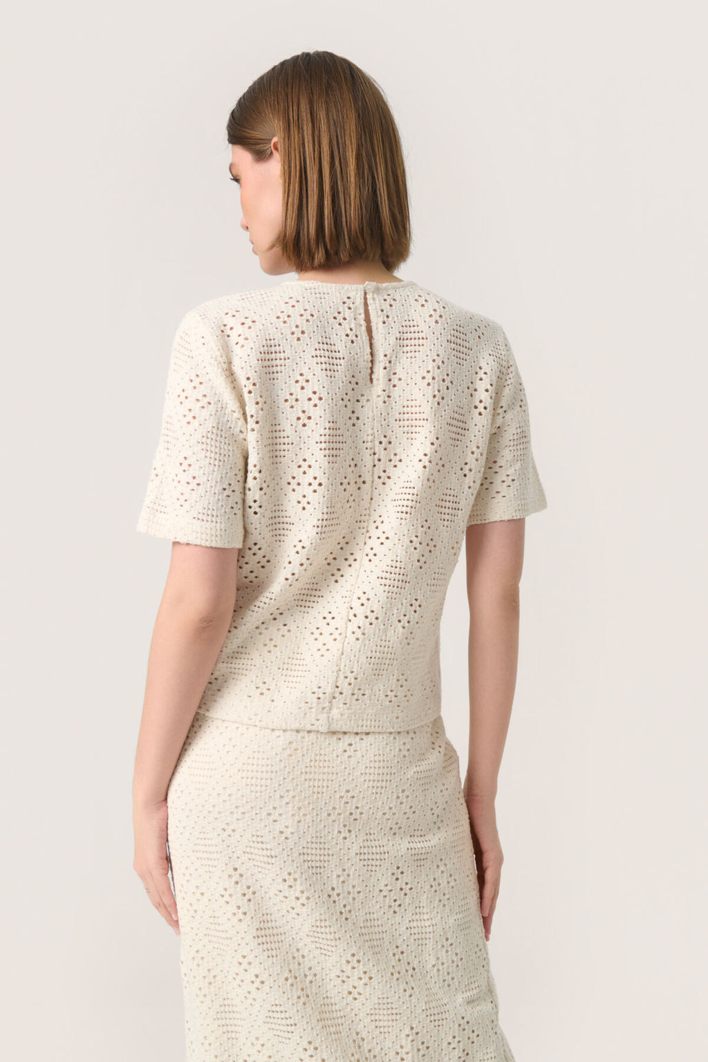 T-shirts korte mouw beige Soaked In Luxury