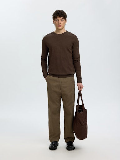 Pulls bruin Selected HOMME