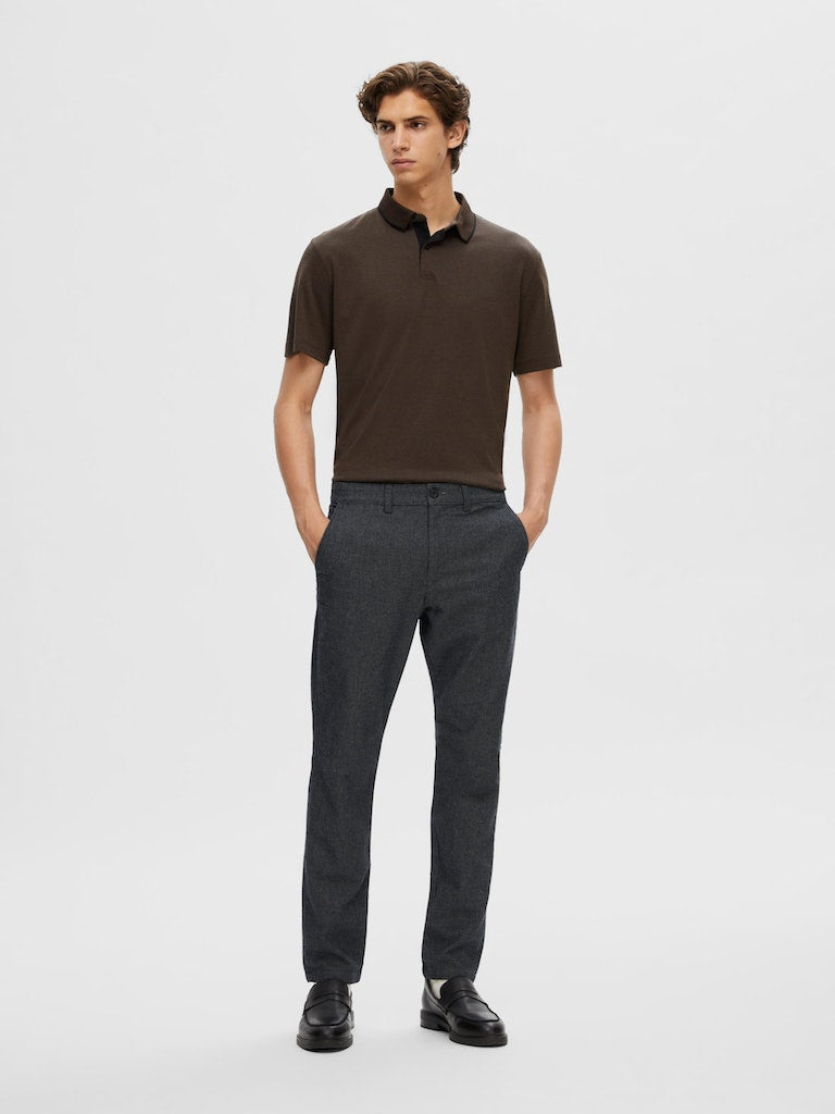 Broeken grijs Selected HOMME