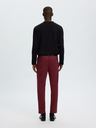 Broeken bordeaux Selected HOMME