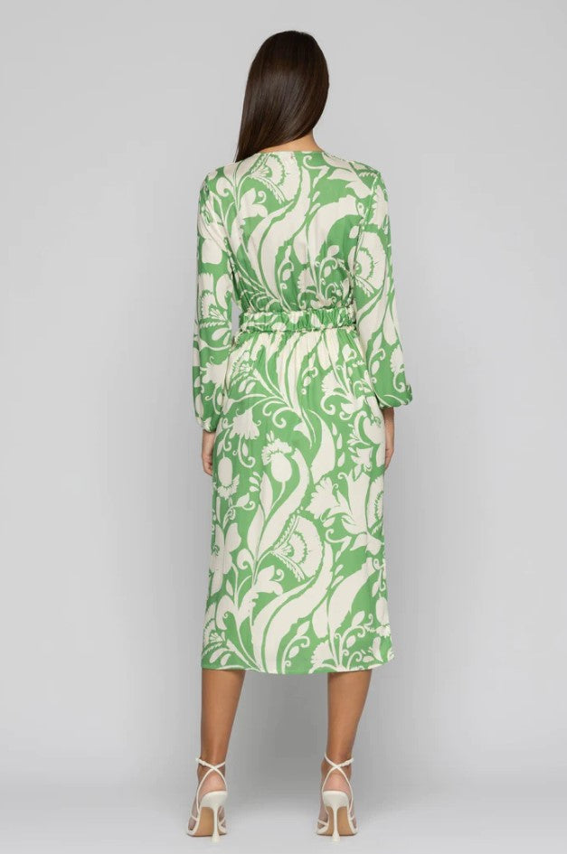 Jurken lange mouw multicolor Kocca