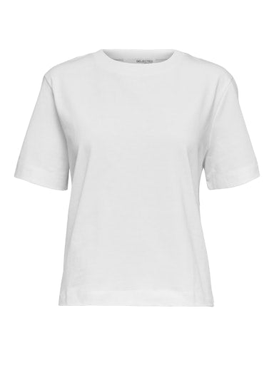 T-shirts korte mouw wit Selected FEMME