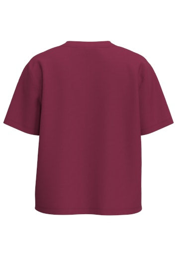 T-shirts korte mouw bordeaux Selected FEMME