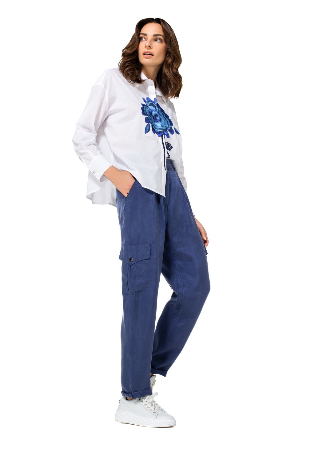 Blouses lange mouw multicolor Caroline Biss